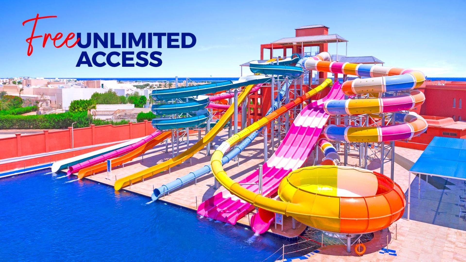 Pickalbatros Laguna Club Resort Sharm El Sheikh Exterior photo Splash the Sun Water Park