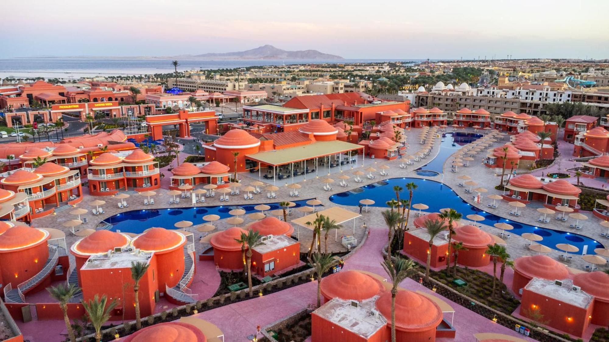 Pickalbatros Laguna Club Resort Sharm El Sheikh Exterior photo Aerial view of the resort