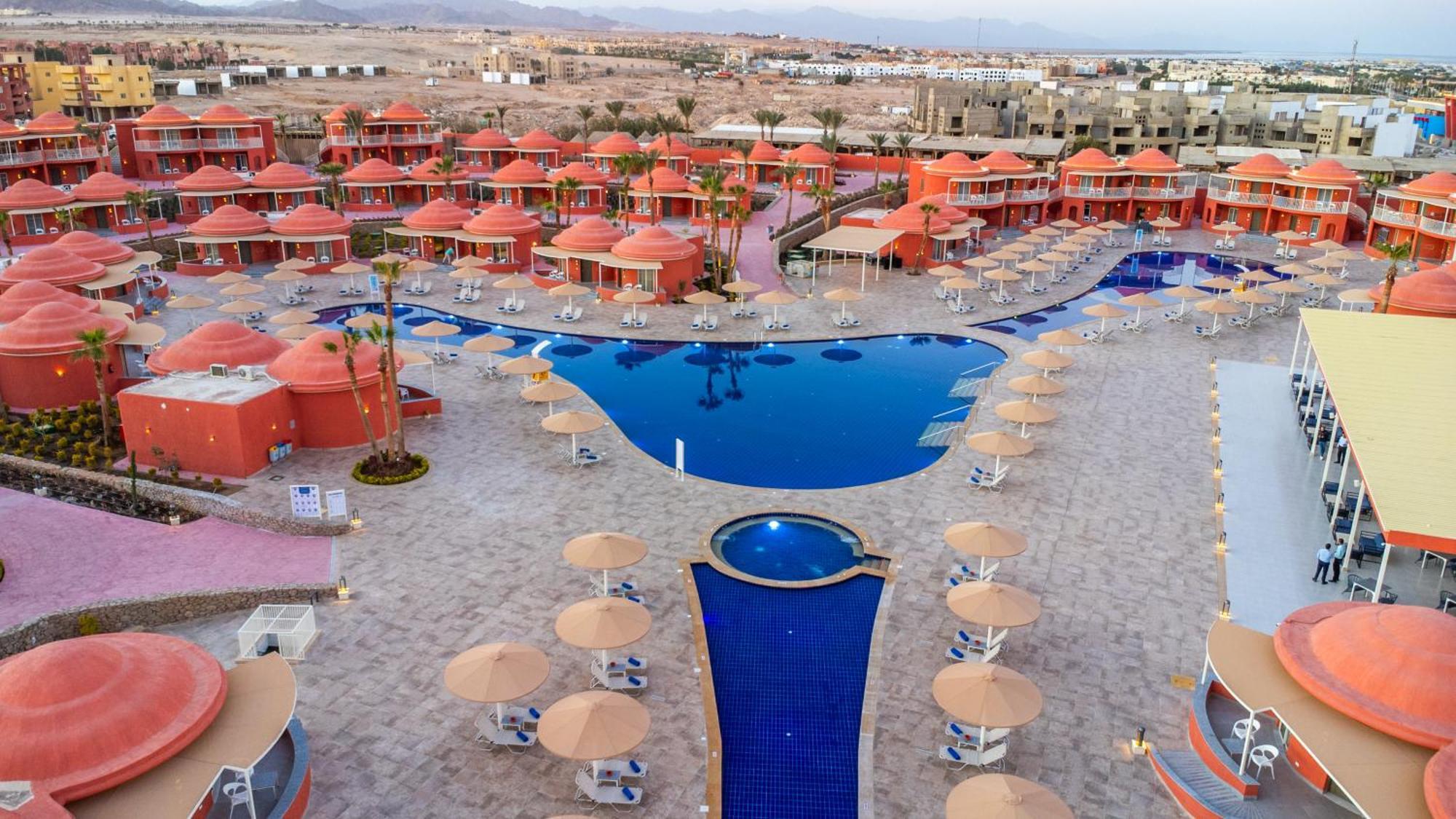 Pickalbatros Laguna Club Resort Sharm El Sheikh Exterior photo Aerial view of the resort