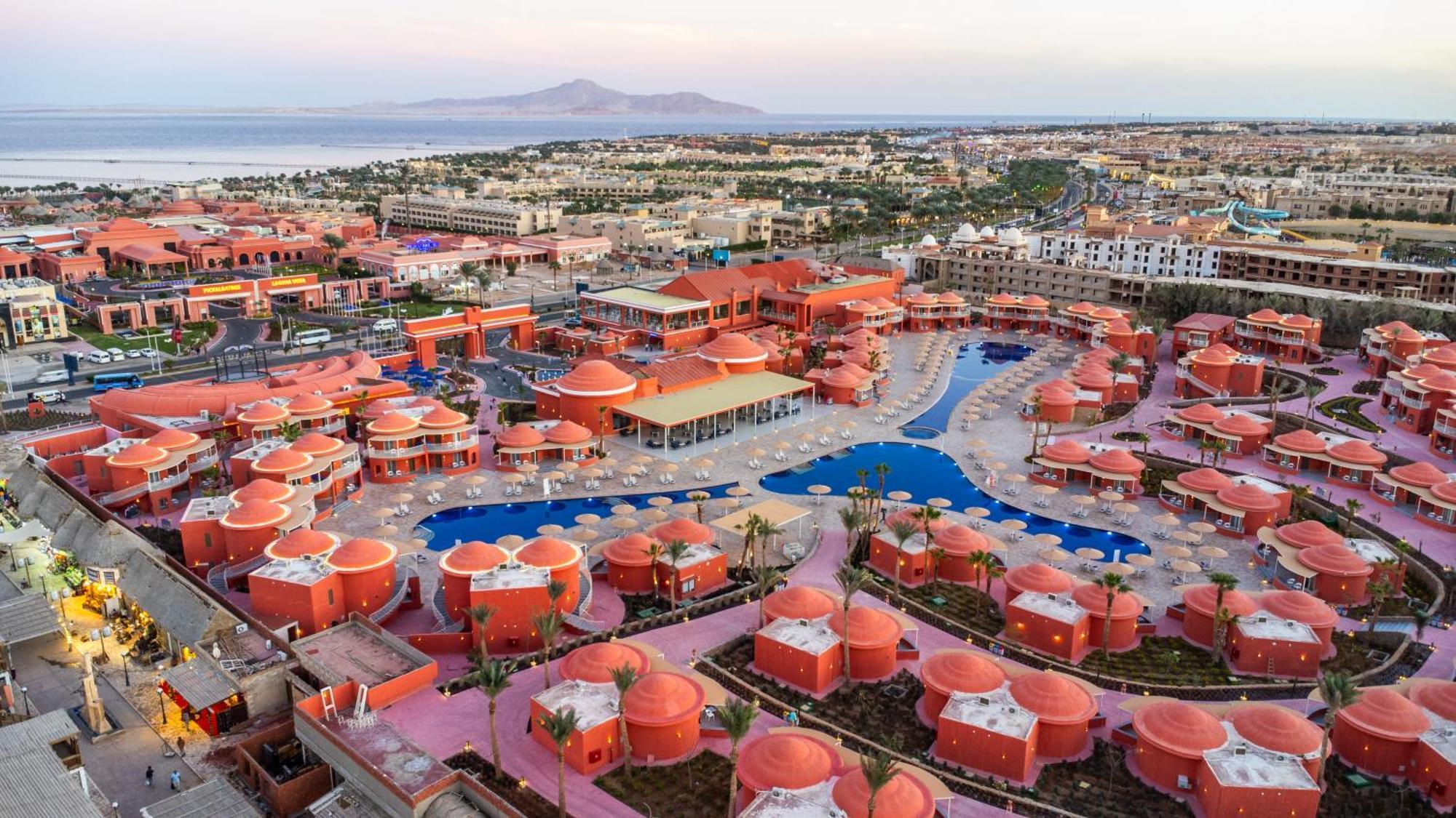 Pickalbatros Laguna Club Resort Sharm El Sheikh Exterior photo Aerial view of the resort